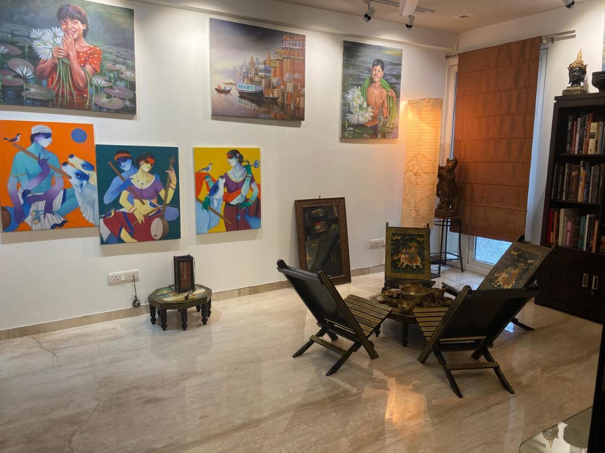 Bed and Breakfast Art House Vasant Vihar Neu-Delhi Exterior foto